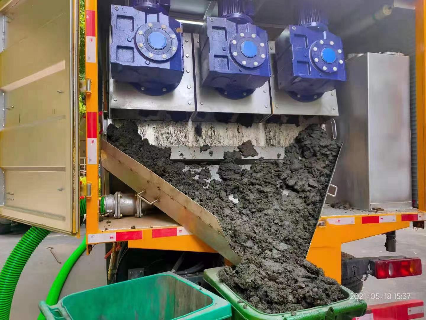 赣州化粪池清掏城市维护站-泥浆净化干湿分离处理