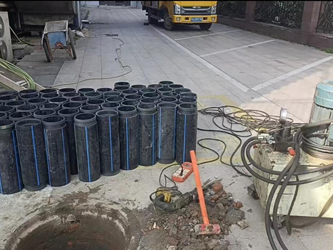 赣州PE置换管厂家 DN315置换管 非开挖管短管置换